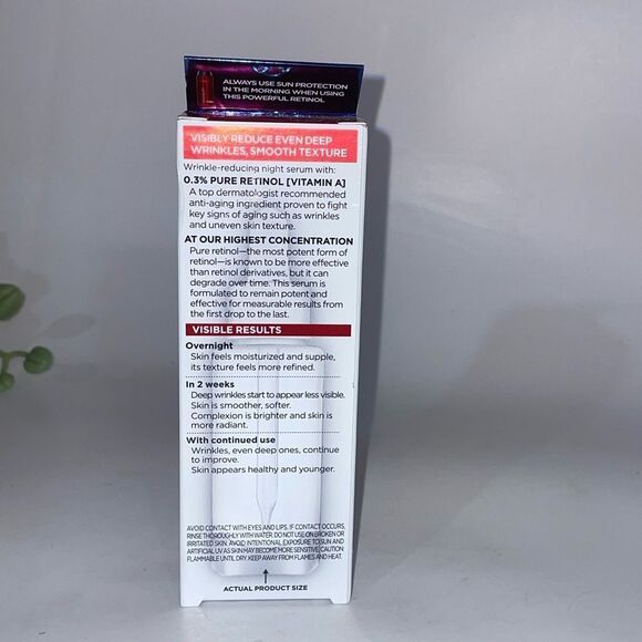 L'Oreal Revitalift Night Serum with Pure Retinol - Red - Picture 3 of 5